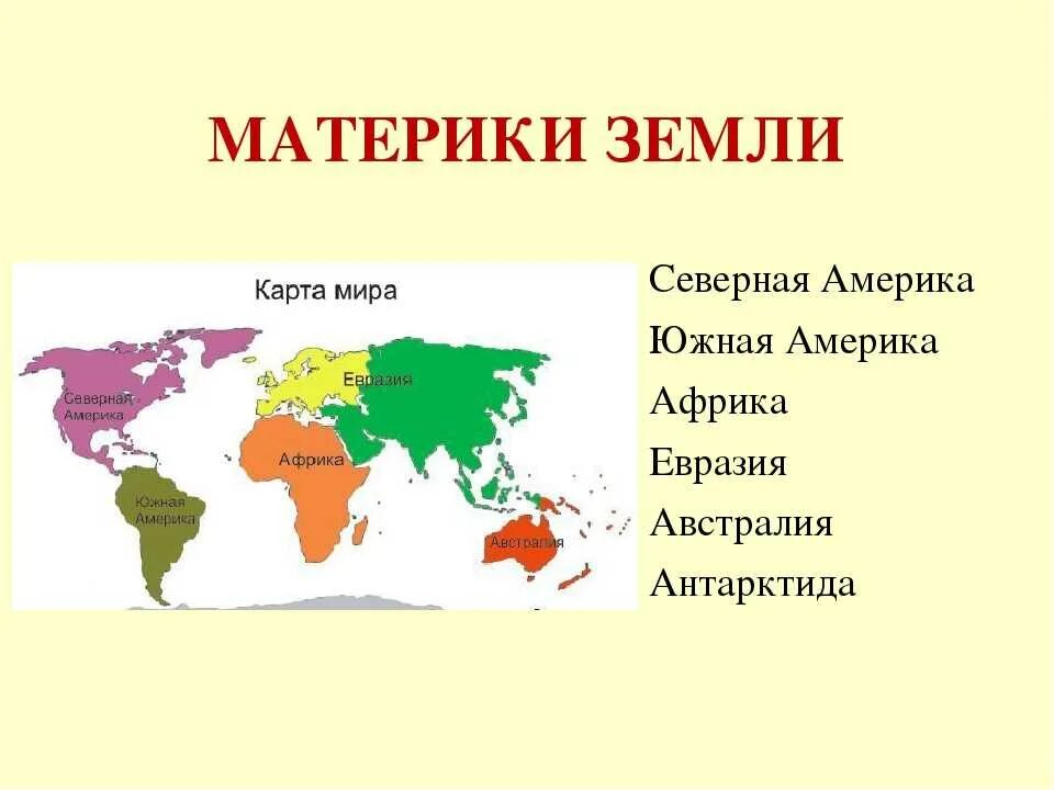 Америка это евразия. Евразия Африка Северная Америка Южная Америка. Материки земли. Название материков. Название материков земли.