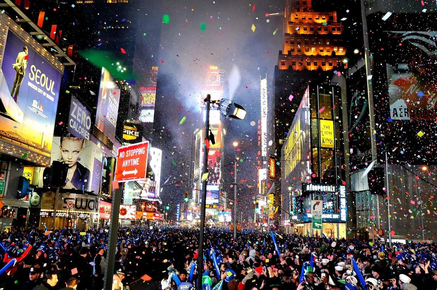 Time square new year