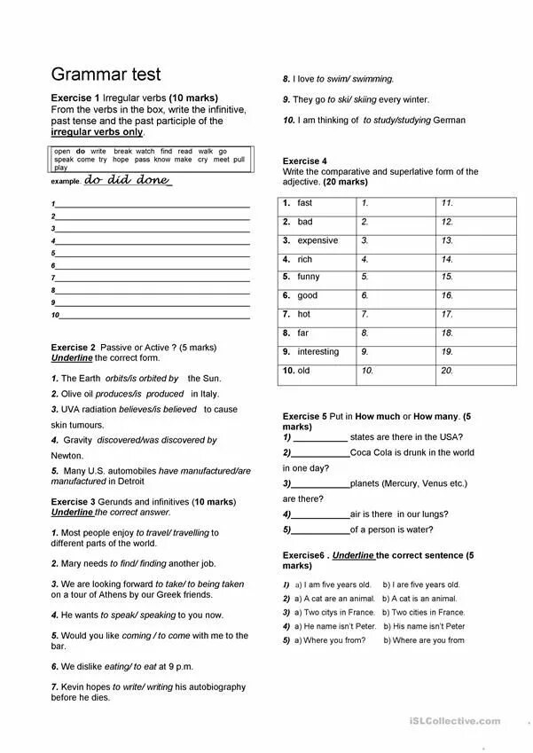 English grammar test form 8. Grammar test. grammatical tests with answers. interesting grammar tests 7 класс. final grammar test.