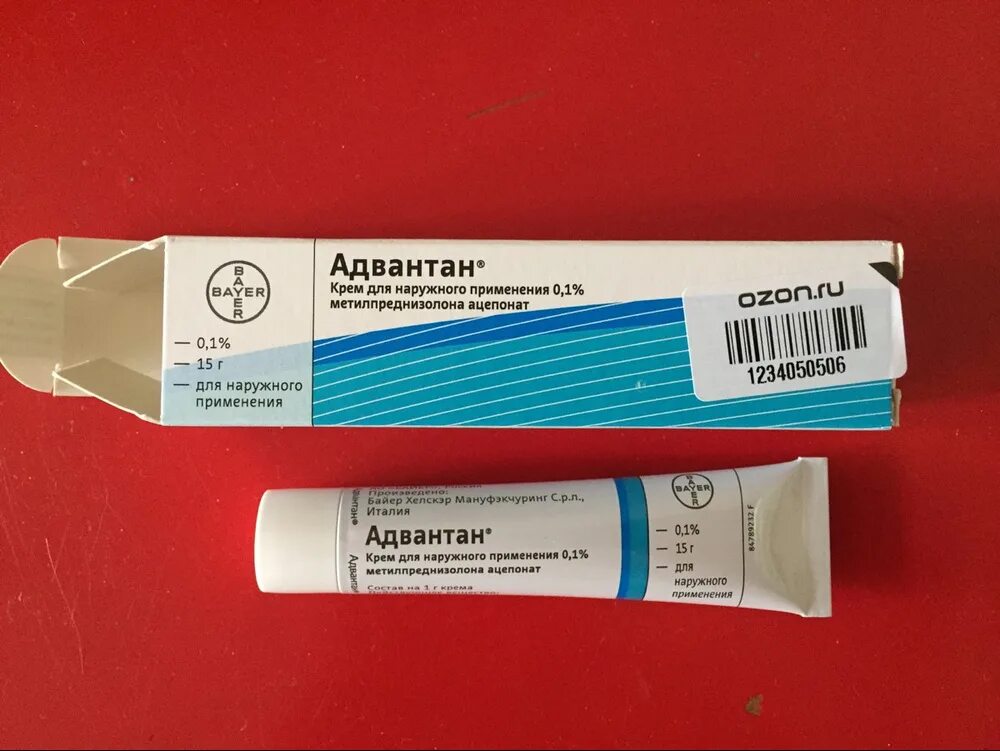 Гормональные препараты Schering AG АДВАНТАН мазь - "Помогает отлично, но гормоны