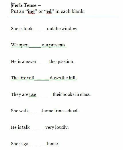 Complete the sentences with ing forms. Tenses Worksheets. Present Tense Worksheets for grade3. Verb Tenses for 2nd Grade. Present simple Tense Worksheets for Grade 3.