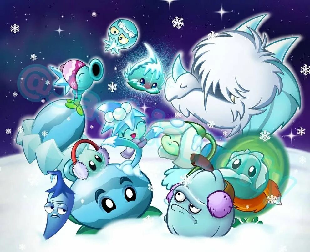 Пвз 2 ледяной. Ледяные растения против зомби 2. ледяной горохострел pvz 2. растения против зомби арт растения. растения против зомби 2 ледяной дракон.