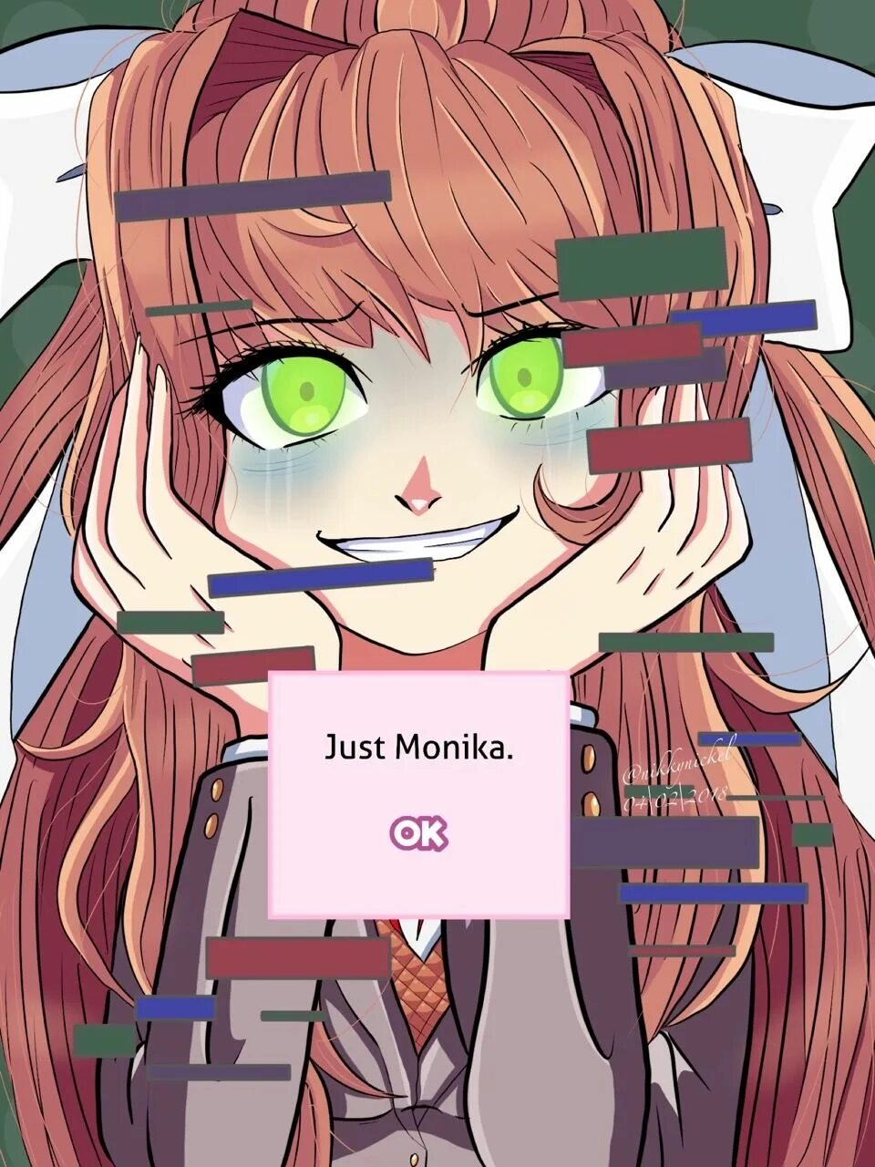 Злом доки доки. Моника доки доки just monika. моника ддлк just monica. monica ddlc just monica.