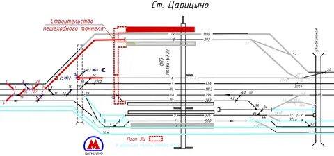 Схема станции подольск