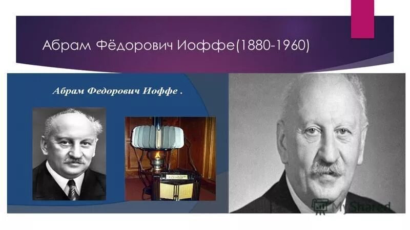 Федорович иоффе. Федорович иоффе