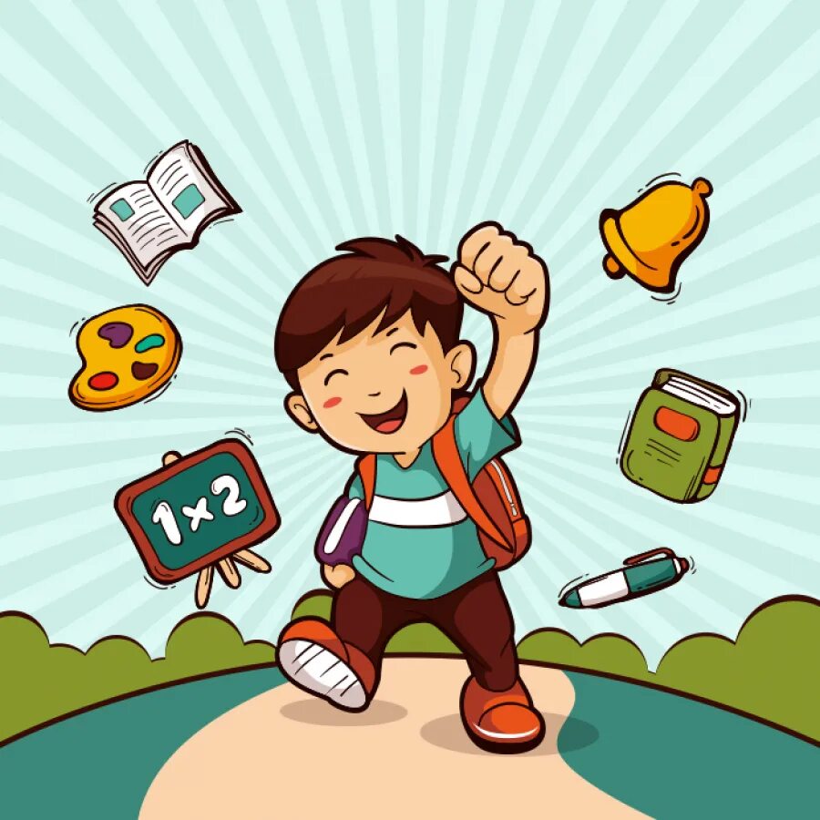 He don t go to school