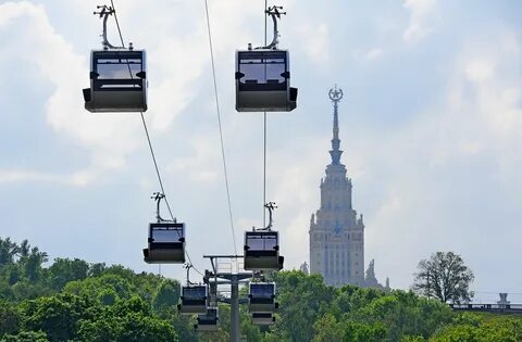 Канатная дорога через москву реку