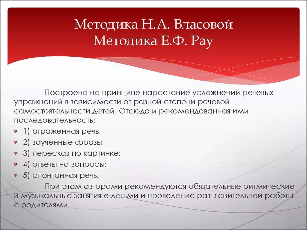 Методика а н орел. Методики коррекции заикания. Методика н а Власовой и е ф Рау заикание. Методика Власова. Методика Рау заикание.