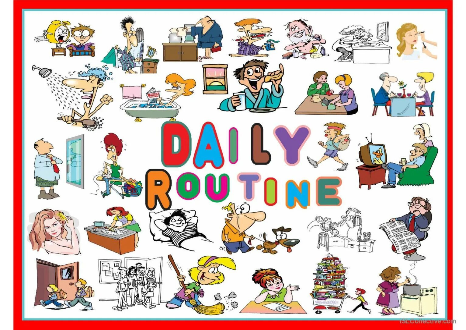 Daily Routine. Daily Routine картинки. Рисунок на тему Daily Routine. Dailt rountain. Май дейли