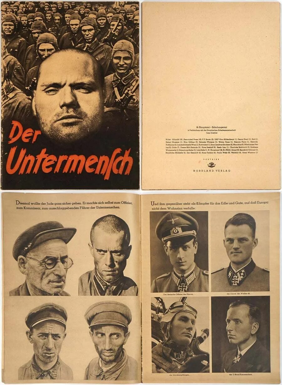 Унтерменш. Брошюра унтерменш der untermensch. der untermensch плакат. обложка нацистской брошюры der untermensch. untermensch/недочеловек.