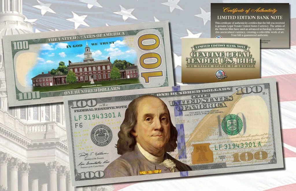 Хорошо 100 долларов. Банкнота 100 долларов сша. купюра 100$ сша. новые 100 долларовые купюры. купюра 100 долларов сша.