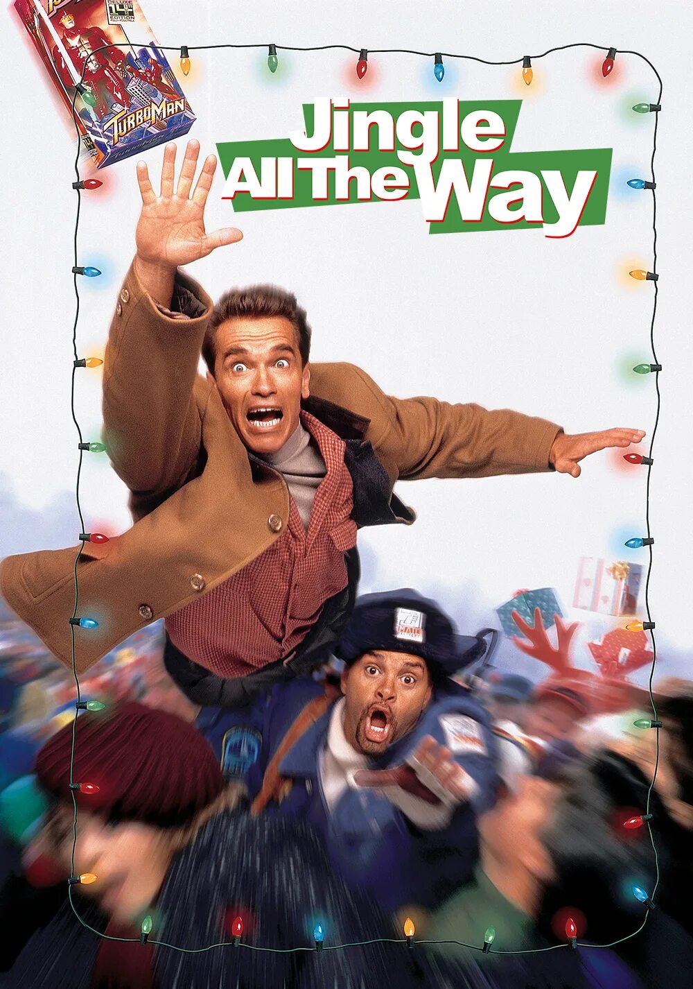 Jingle all the way 1996. Jingle all the way, 1996 постер. Jingle all the way фильм. Шварценеггер кадры рождество. Подарок на рождество 1996 постер.