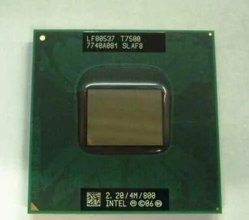 Intel core 2 duo t7500. Intel t7500. t7500. процессор для ноутбука т7200 фото.