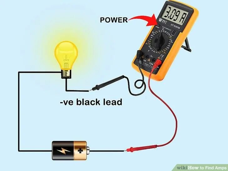 Как замерить амперы. Схема замера силы тока мультиметром. Измерение силы тока мультиметром схема. Схема включения мультиметра в электрическую цепь для измерения тока. Схема подключения мультиметра для измерения силы тока.