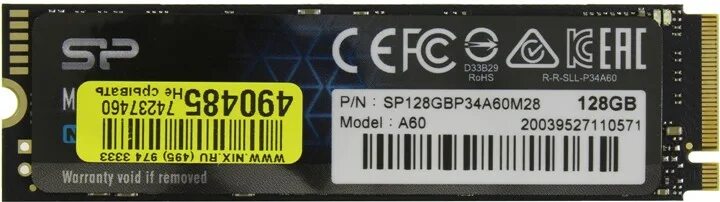 Ssd silicon power p34a60