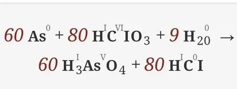P2o3 hclo3 h2o электронный баланс