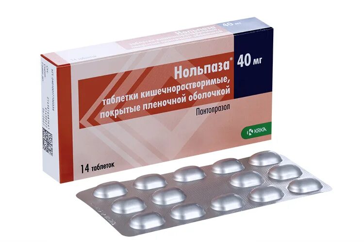 Нольпаза 40мг таб № 14 (КРКА) купить в Ижевске онлайн в интернет-аптеке Стандарт