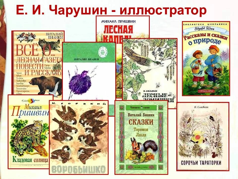 Сказки е и чарушина читать. Чарушин 1 класс литературное чтение. Рассказ Чарушин 1 класс школа России. Чарушин 1 класс литературное.