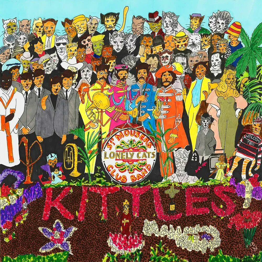 Beatles sgt pepper lonely. Обложка альбома Битлз Sgt Pepper s Lonely Hearts Club Band. The Beatles сержант Пеппер. Обложка альбома Битлз сержант Пеппер. Sgt. Pepper’s Lonely Hearts Club Band the Beatles.