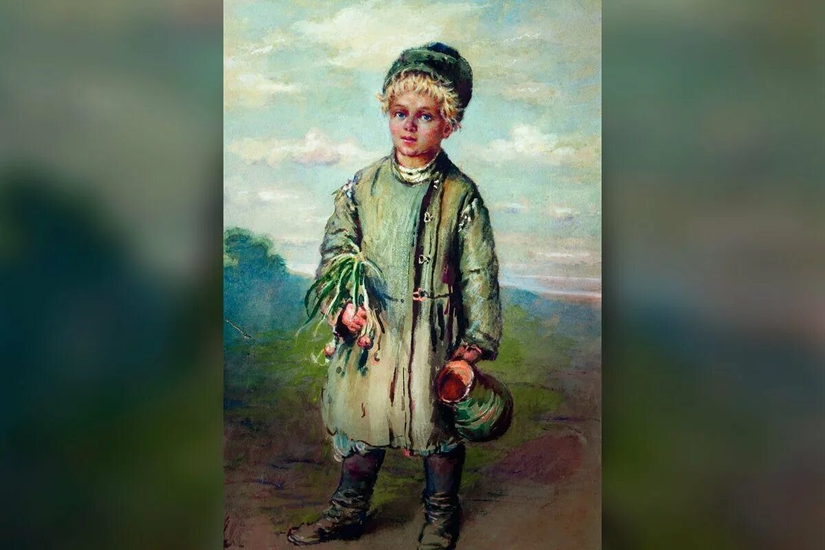 Мальчики древней руси. Маковский Бежин луг. «Крестьянский мальчик» (1814).