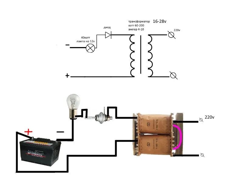 Простое зарядное руками. Схема самодельных зарядных устройств для автомобильных АКБ. Схема выпрямителя для зарядки аккумулятора авто. Схема самодельного зарядного устройства для аккумуляторных батарей. Схемы выпрямителей для зарядки автомобильных аккумуляторов.