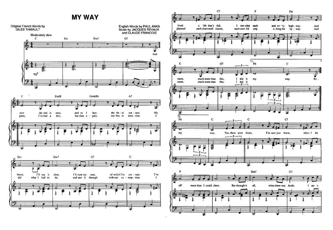 My way frank sinatra текст. My way ноты для фортепиано. ноты фрэнк синатра мой путь. фрэнк синатра май вэй ноты для фортепиано. my way frank sinatra ноты.