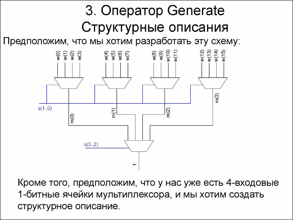 Generate for as