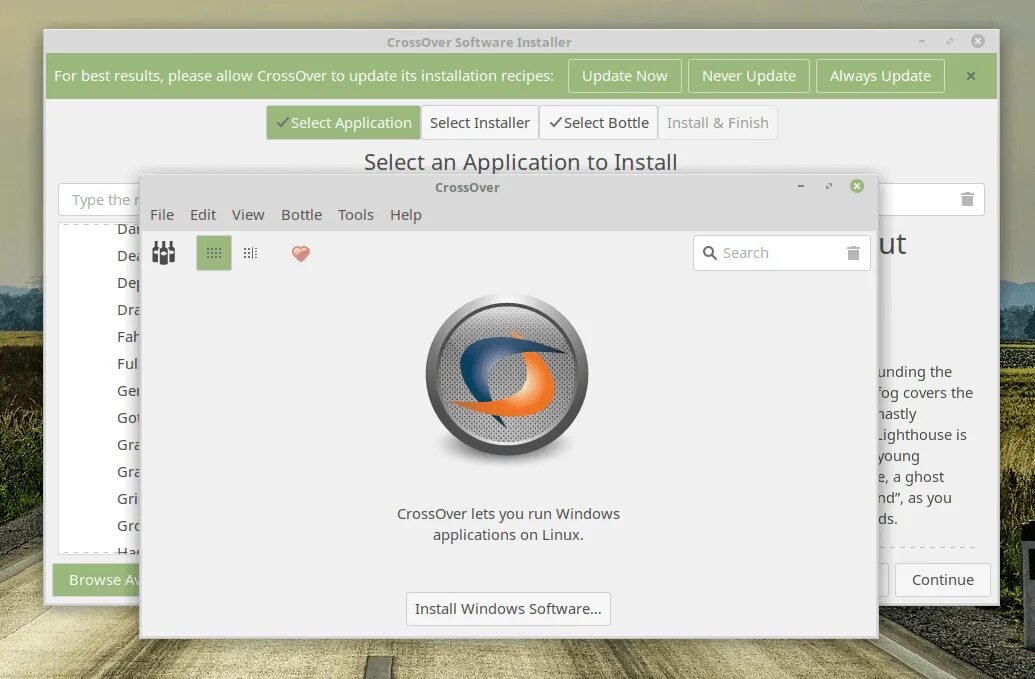 Мой офис для линукс. Crossover linux. crossover software installer. линукс кряк. офис линукс.
