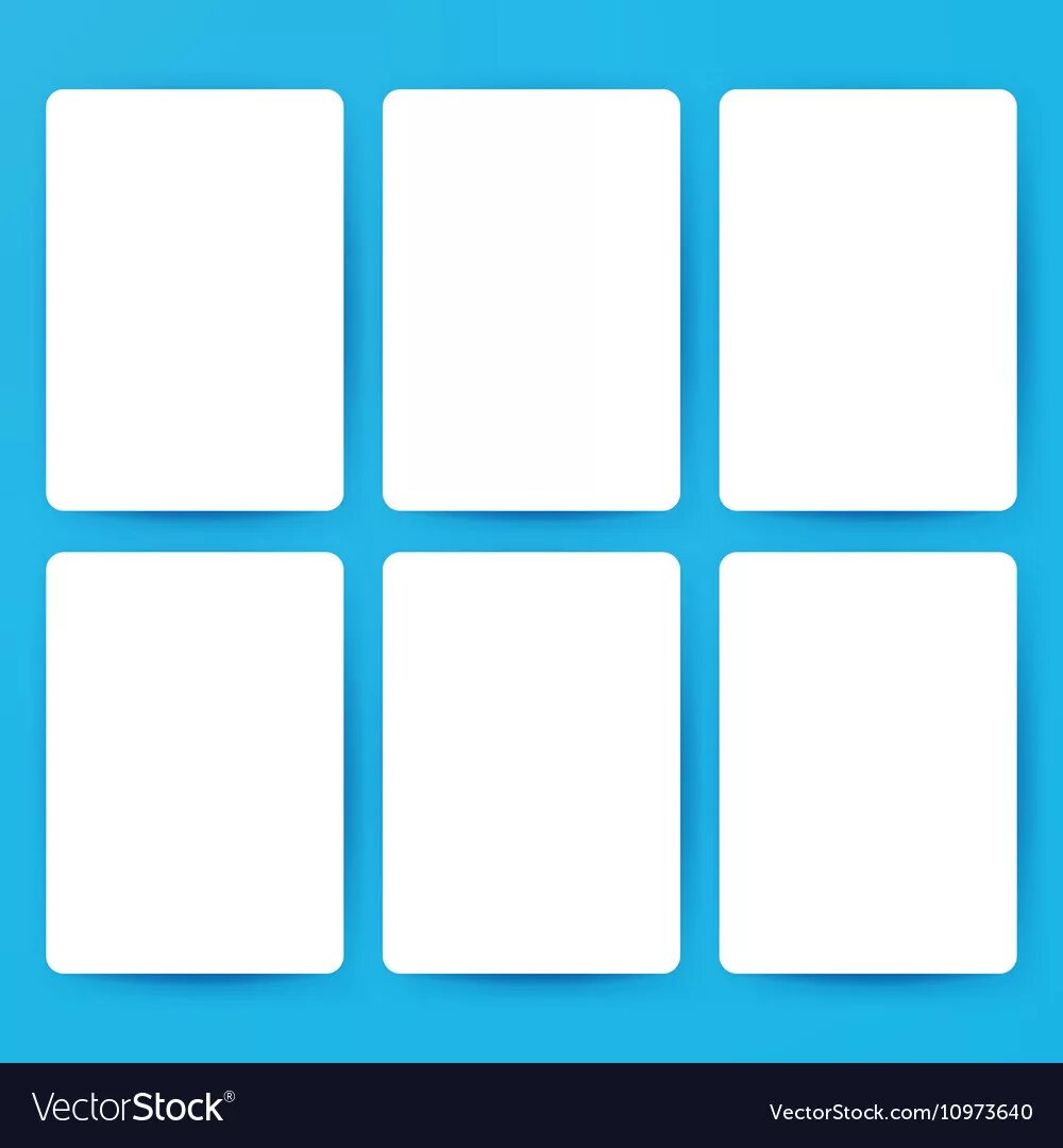 Empty card. Empty cards. пустой шаблон мема 6 окон.