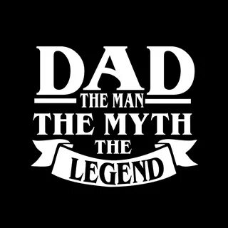 "DAD The Man, The Myth, The Legend" 2 Pocket Long Butcher Apron.