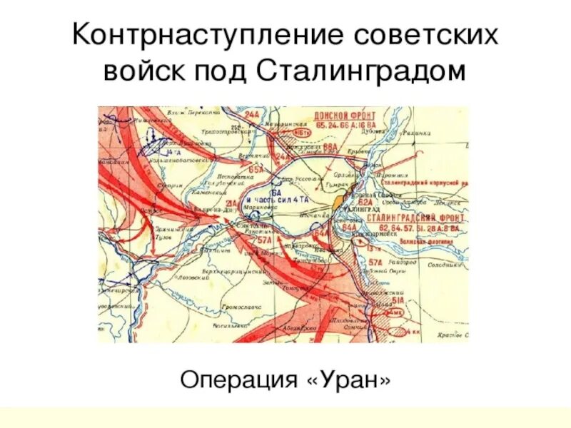 Кодовое название немецкой операции под сталинградом. Операция Уран Сталинградская карта. План операции Уран Сталинградская битва. Операция Уран Сталинградская битва карта. Сталинградская битва контрнаступление карта.