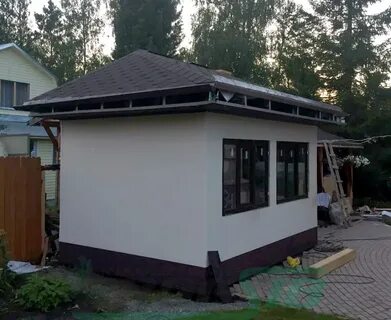 Летняя кухня из пеноблоков