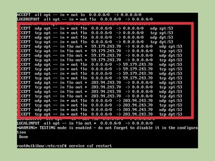 Открытие портов linux
