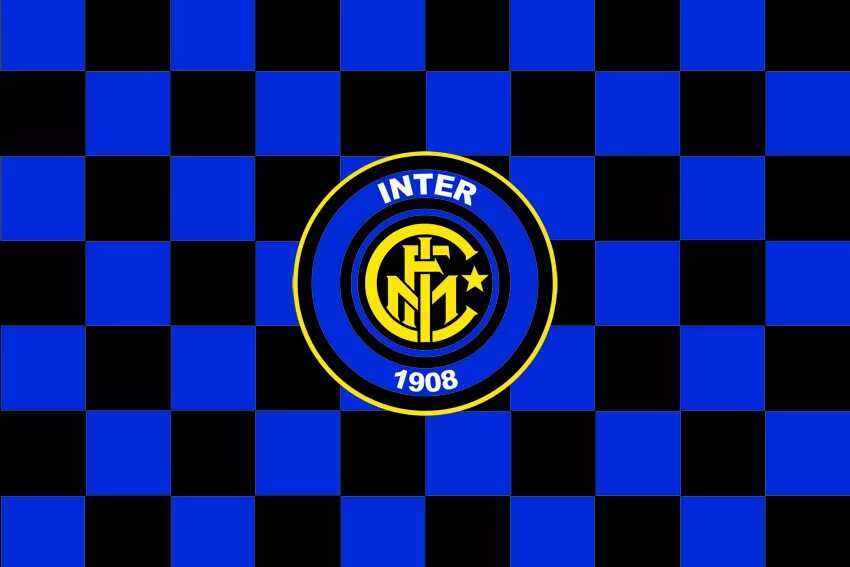 Inter me. Флаг ФК Интер.