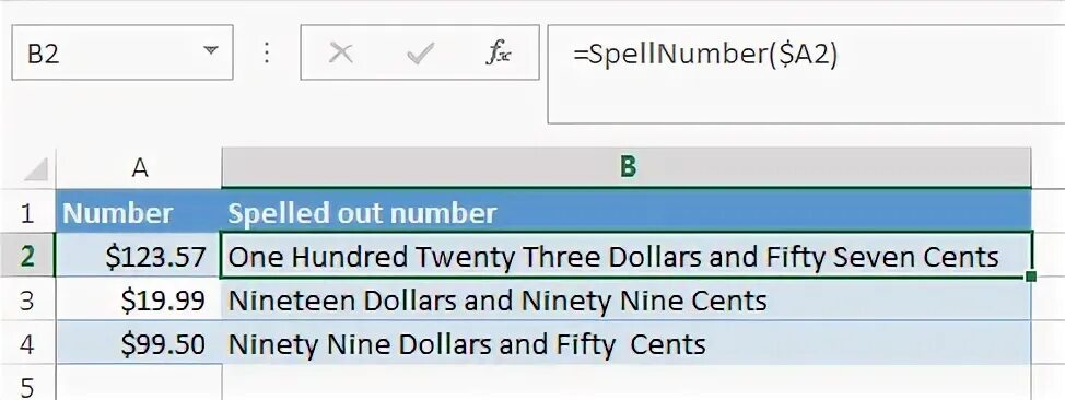Amount in words