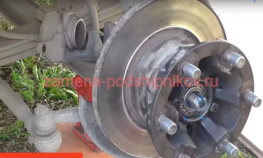 поменять подшипник ступицы газель