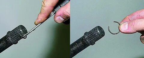 Как снимать внутреннее стопорное кольцо