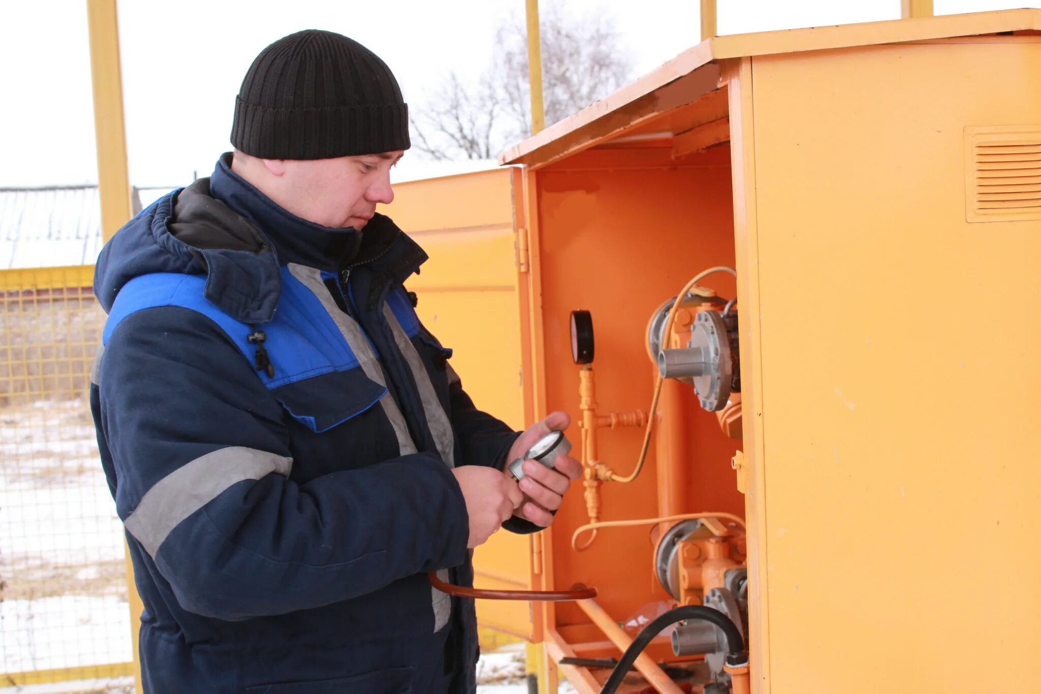 Пуск газа котельным