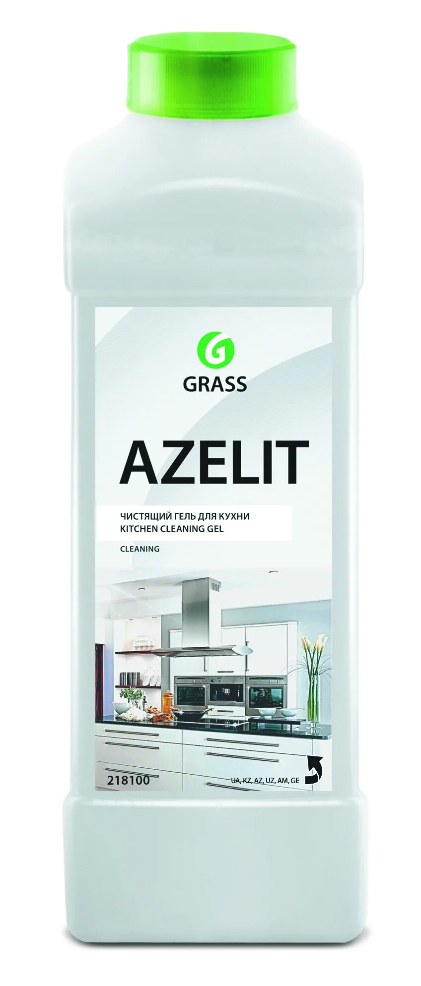 Средство grass Azelit. Грасс Азелит для кухни 218100. Антижир для кухни Грасс. Гель для кухни Azelit анти-жир grass.