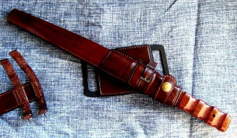 Ножны для ножа Толедо 1938. Тактические кожаные ножны для ножа танто. Кастомные ножны для Buck 192. Кожаные ножны для Buck 622.