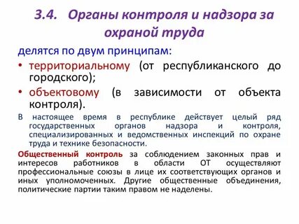 Формы и орган осуществления надзора