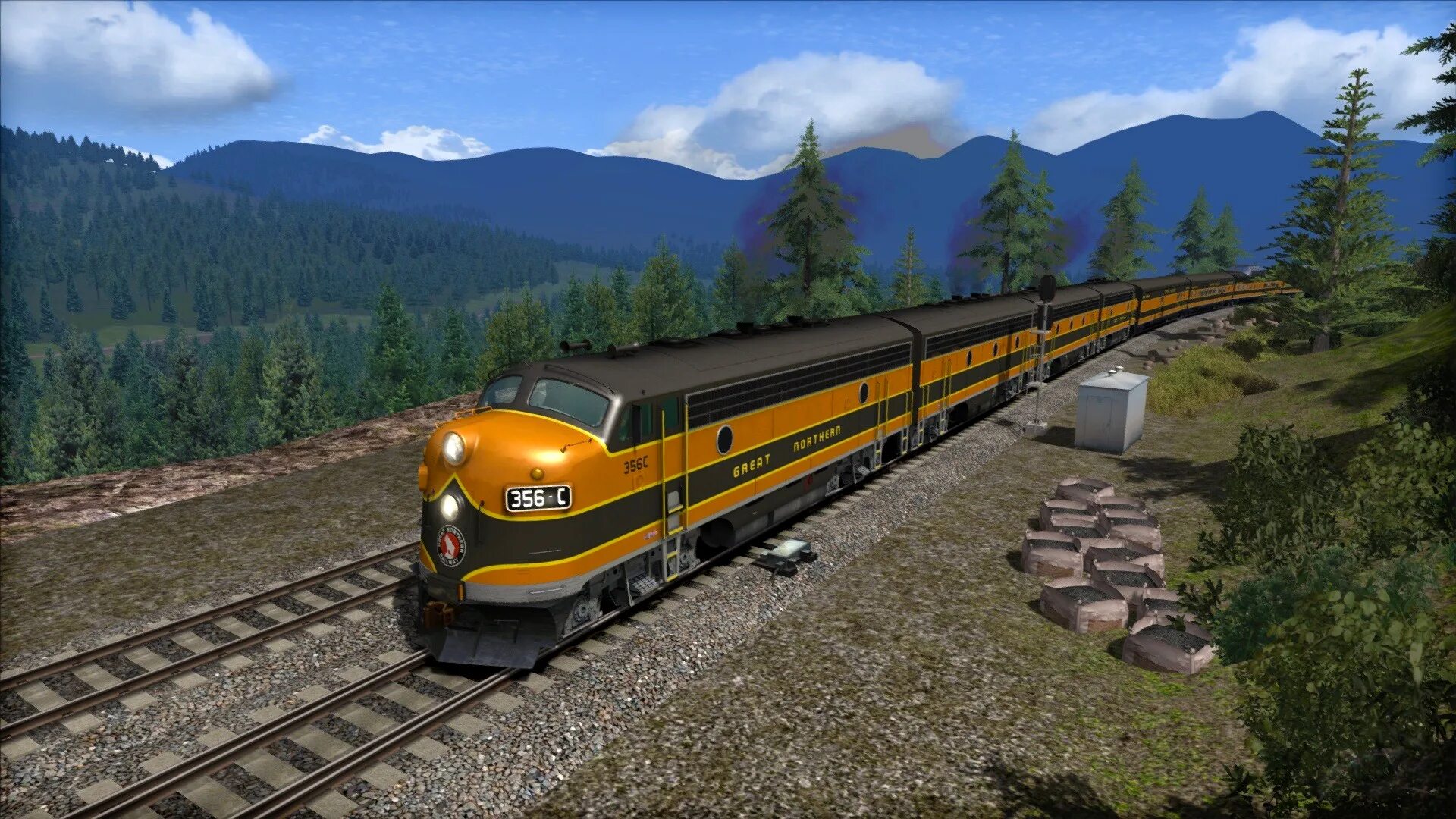 Pass trains. Marias pass dlc train simulator. railway empire поезда. empire builder поезд. железная дорога empire builder.