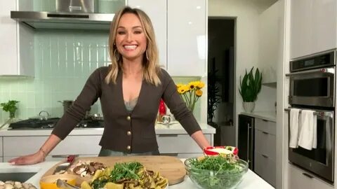 Giada De Laurentiis makes paccheri with mushrooms and pistachios.