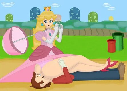 mario, princess peach, 1boy, 1girls, asphyxiation, ass, ass sniffing, ass w...
