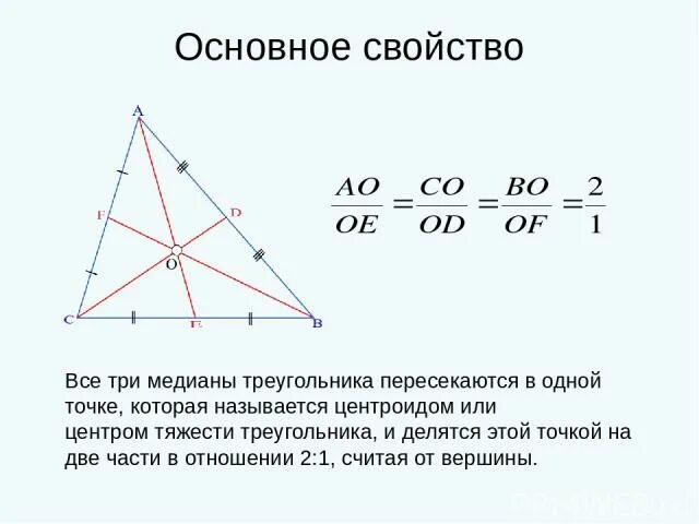 3 свойство медиан треугольника. Медианы в прямоугольном треугольнике пересекаются. Медианы точкой пересечения делятся. Формула Медианы треугольника. Свойство Медианы в прямоугольном треугольнике.