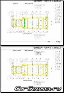 Nissan terrano габариты