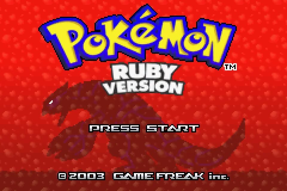 Руби меню. Pokemon Ruby GBA. Руби версион покемон гба. Покемон Назлок игра Руби. Pokémon Ruby and Sapphire game.