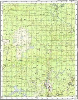 Карта масштаба 50000