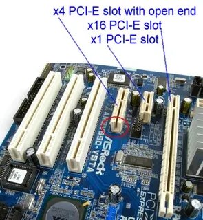 Старый pci слот
