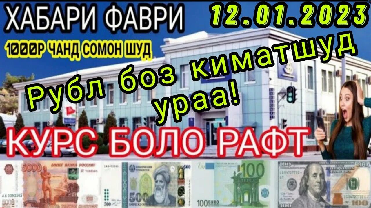 Сегодня рублей на сомони в таджикистане 2023